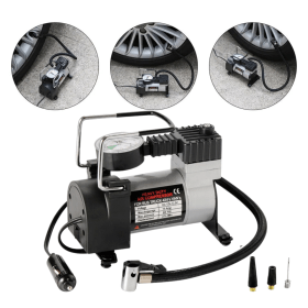 ضاغط الهواء ومنفاخ الإطارات تيار مستمر 12 فولت قابس ولاعة السجائر