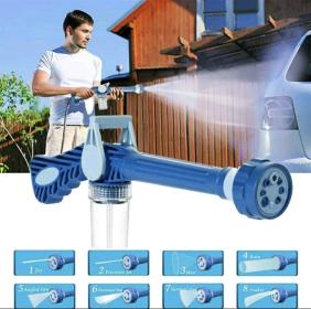 مسدس رش الماء لغسيل السيارات 8 في 1