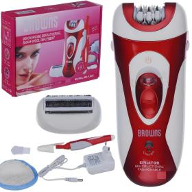 ماكينة إزالة الشعر 3 في 1 للنساء من براونز