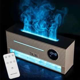 ناشر روائح العلاج العطري Flame D'Air Fire Mist مع ساعة منبه