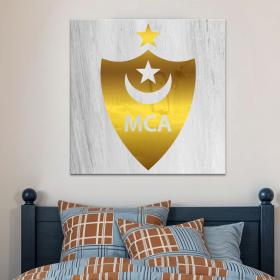 إطار أكريليك بتأثير مرآة ذهبية نمط النادي MCA