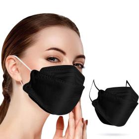 مجموعة من 20 قطعة من المرايل ثلاثية الأبعاد FFP2 ذات الأربع طبقات