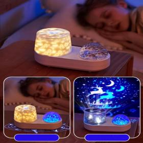  جهاز عرض ضوء ليلي بتصميم سماء النجوم للاطفال