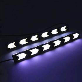 مجموعة من 2 أضواء مرور LED COB