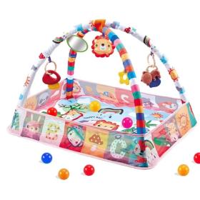 سجادة لعب للأطفال 3 في 1 مع حفرة كرات الإصدار 2