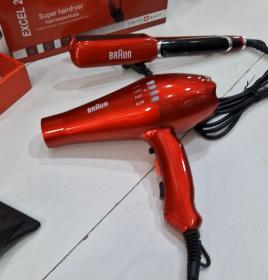 Pack lisseur +séchoir Braun copie Rouge ****