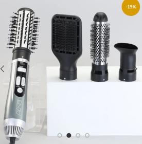 enzo-749 Brosse À Cheveux 5en1 Rotative Soufllante Avec Technologie Ionique