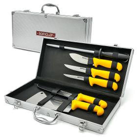 حقيبة سكاكين احترافية Soficlef – 6 قطع بجودة عالية للطهاة المحترفين