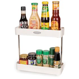 منظم أغراض للمطبخ والحمام بطبقتين