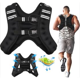 صدرية تدريب احترافية بوزن 5 كغ قابلة للتعديل بحمالات عريضة