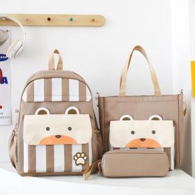 محفظة كاواي بيج 3 في 1 للمراهقين بتصميم دب جذاب