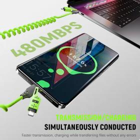 كابل شحن سريع 4 في 1 بقدرة 65 واط