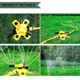 رشاش حدائق دوار 360° مع وضعين للرش