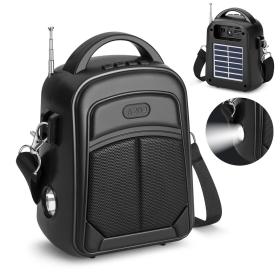 مكبر صوت محمول YG-A20T بجودة Hi-Fi وشاحن بالطاقة الشمسية