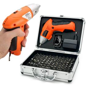 مفك كهربائي SOMAFIX مع حقيبة كاملة ورؤوس دقيقة