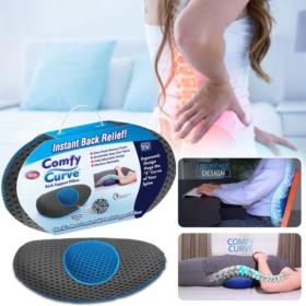 وسادة دعم أسفل الظهر Comfy Curve بتصميم مريح يدعم القوس القطني