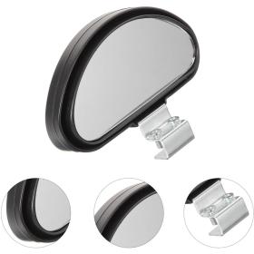 مرآة زاوية ميتة للسيارة 2 قطع لتحسين الرؤية الجانبية