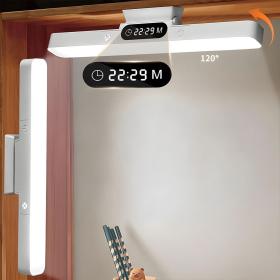 مصباح LED مغناطيسي قابل للشحن والتثبيت في أي مكان بثلاثة ألوان إضاءة.