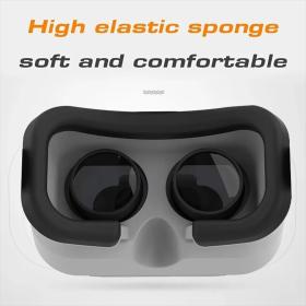 نظارات واقع افتراضي خفيفة للهاتف، قابلة للتعديل لتجربة ألعاب وأفلام غامرة وممتعة.