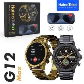ساعة Haino Teko G12 Max الذكية مع حزامين وحواف
