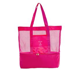 حقيبة نزهة شبكية، حجرة معزولة بسحاب