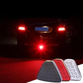 F1 نمط سيارة الذيل ضوء الفرامل كشافات خلفية للسيارة-أبيض وقف الثالث ستروب فلاش