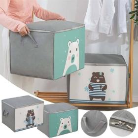 طقم2 قطع حقيبة تخزين ذات سعة كبيرة لللحاف والملابس