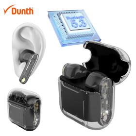 سماعات بلوتوث لاسلكية، سماعة أذن بدون استخدام اليدين، لون أسود DUNTH DU-T151