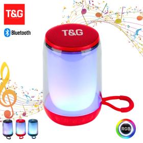مكبر صوت T&G بتقنية Bluetooth 5.3 مع نبضات LED RGB المحيطة