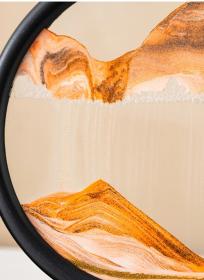 ساعة رملية ثلاثية الأبعاد مع حامل لتزيين المنزل على شكل رمال أعماق البحار، فن إبداعي لتزيين المكتب وديكور الغرفة كهدية