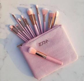 مجموعة من 15 فرشاة احترافية من زوييفا مع حقيبة