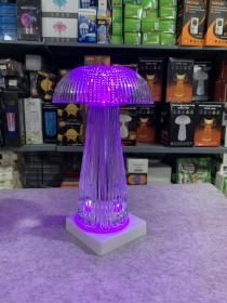 مصابيح ليلية شفافة مع جهاز تحكم عن بعد تعمل باللمس على شكل فطر