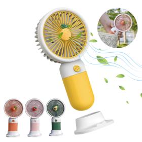 مروحة مكتب على شكل فاكهة كرتونية مع شحن USB